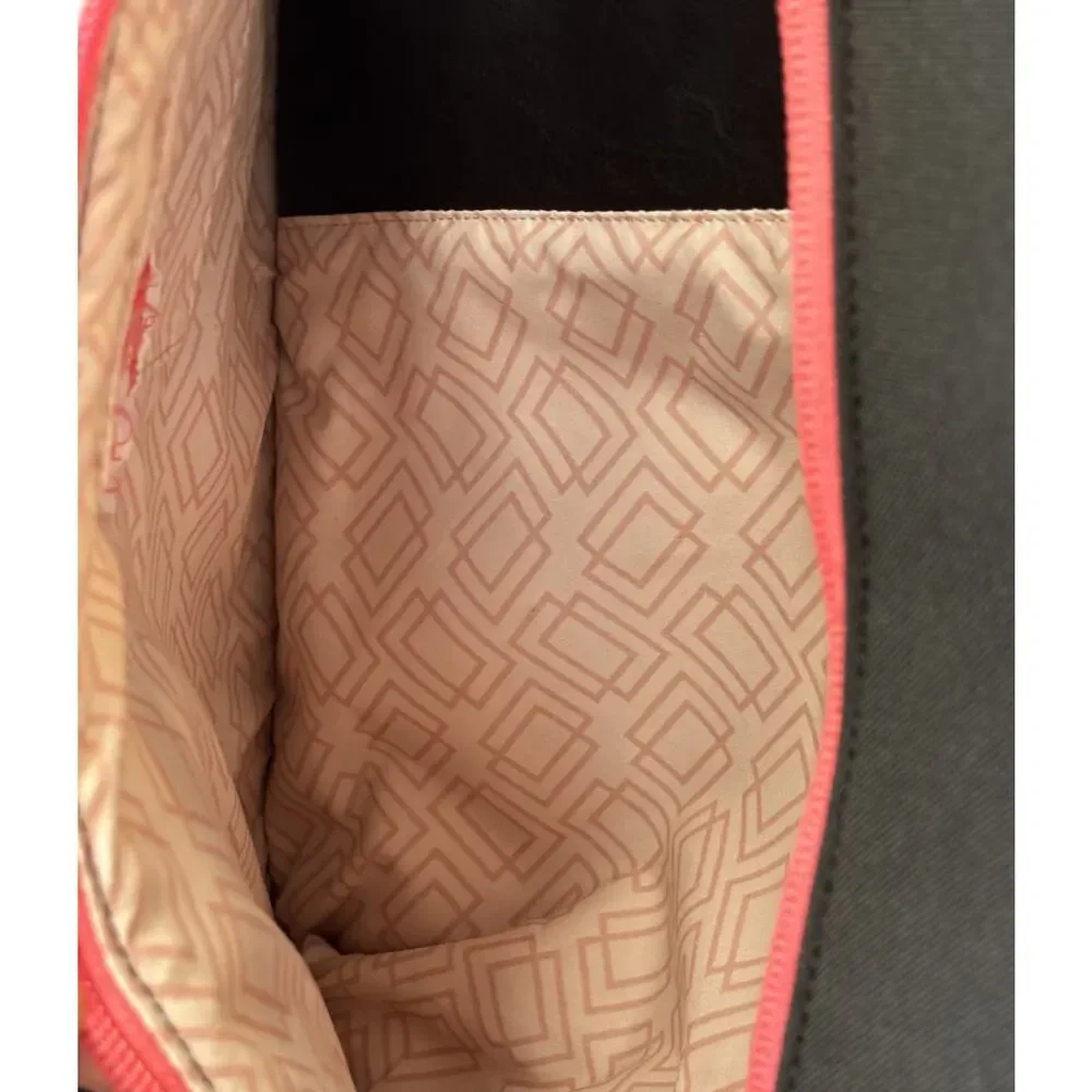 Doubletake Convertible Backpack Tennis Bag Black Pink Trim NWT